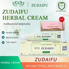 ZUDAIFU Herbal Cream 15g features a classic Chinese formula that helps relieve itching, redness, eczema, dermatitis and fungal discomfort while soothing and repairing skin.