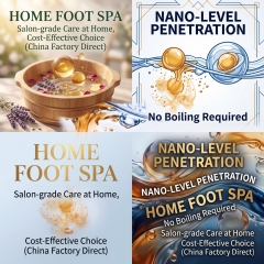 YIGANERJING 30g Large Herbal Foot Soak (10pcs) - Powerful Detox & Moisture Removal, Sleep Aid, Relieve Fatigue & Leg Swelling - Natural Mugwort Formula Spa